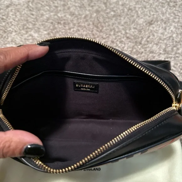 Burberry Beige and Red Plaid Crossbody Bag - Picture 3 of 8